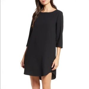 BB Dakota Jazlyn Crepe Shift Dress Black Size M